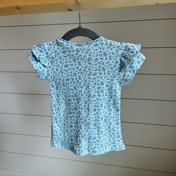 Zara NWT floral t shirt 6-9 months - Picture 3 of 3